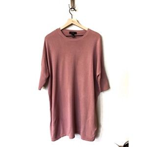 Forever 21 Dusty Rose Batwing Sweater Dress